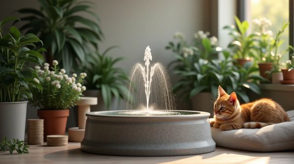 Comment choisir la fontaine d'eau pour chat idéale